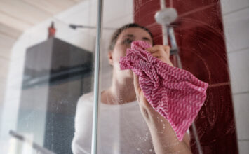 Con este truco de limpieza la mampara de tu baño quedará reluciente
